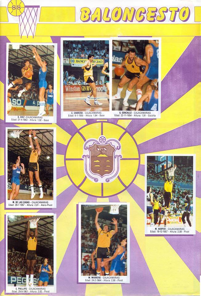 BALONCESTO 88. CAJACANARIAS. TEMPORADA 1987-88