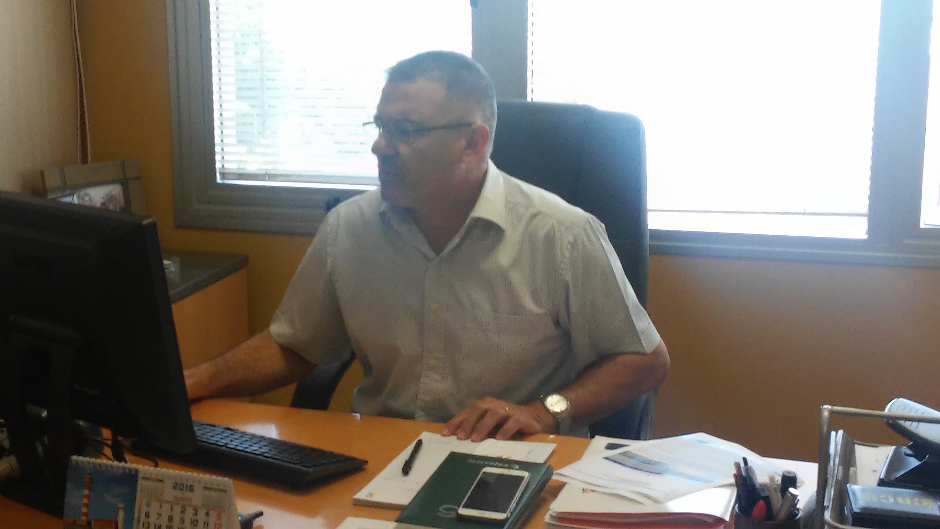 Hernández en el despacho presidencial aurinegro