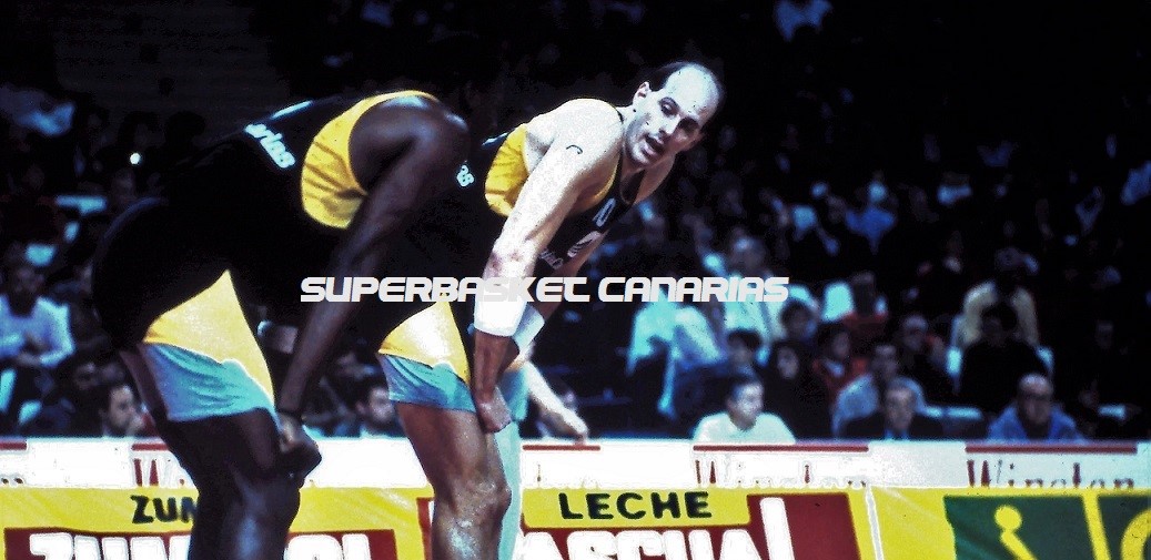 Winslow y Perry sustituyeron a Phillips y Harper en la temporada 1987-88 / Archivo SuperBasket Canarias