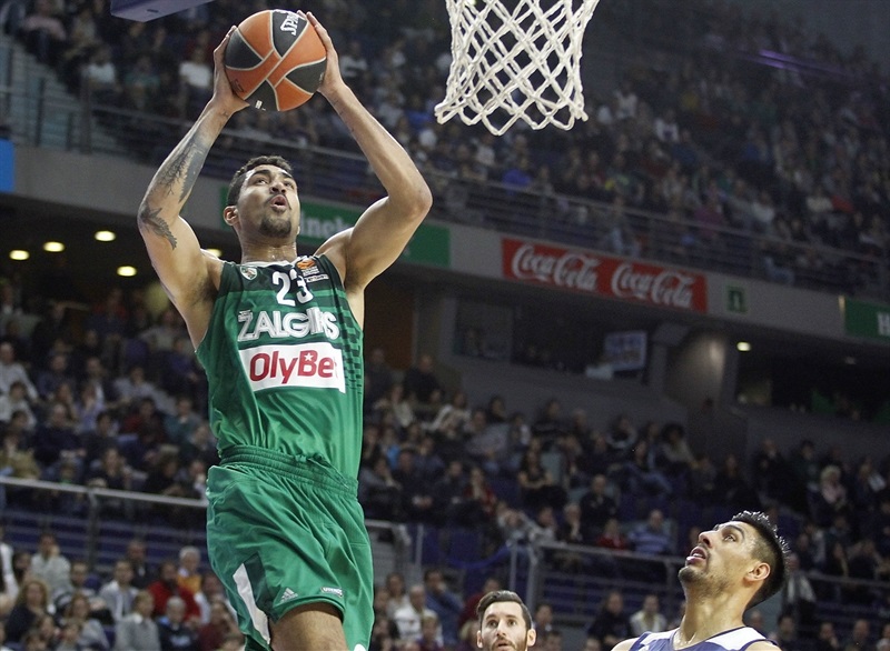 Augusto Cesar Lima defendió con la camiseta del Zalguiris Kaunas / Foto: Cedida