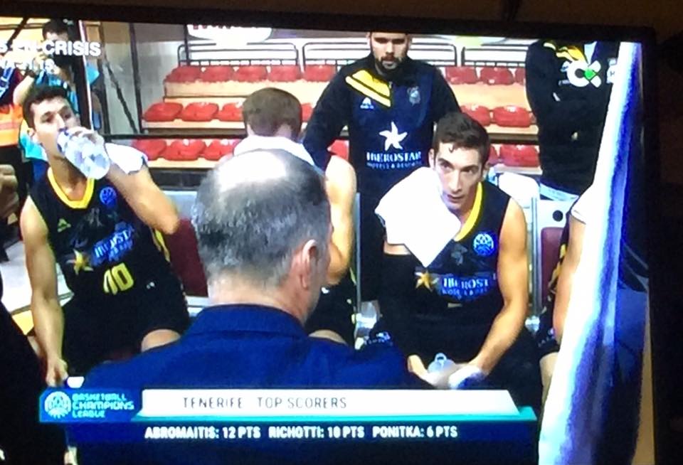 Imagen tomada de la transmisión de la TV Canaria / Foto: SuperBasket Canarias