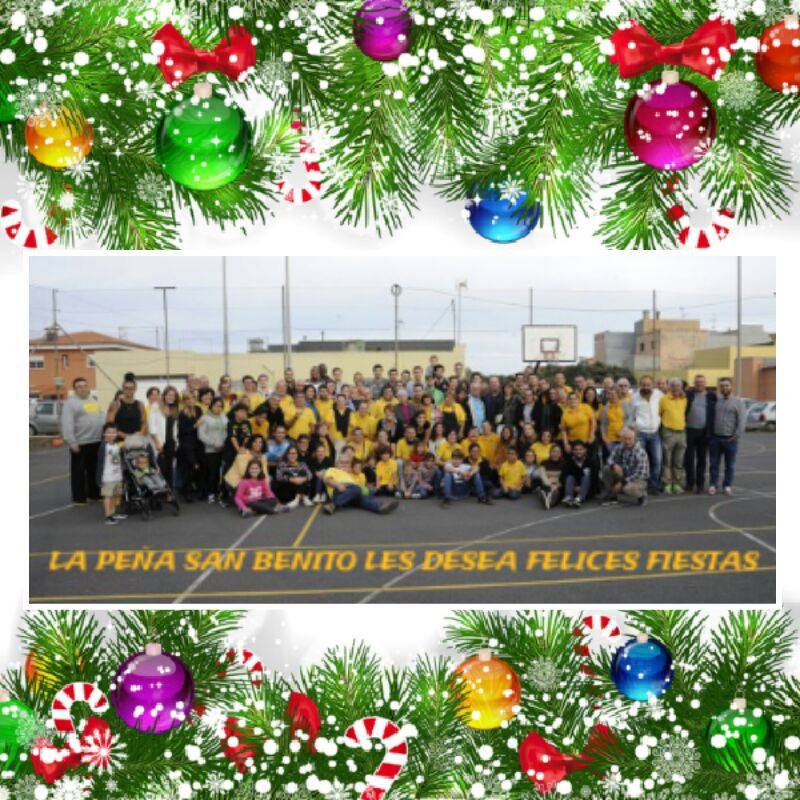 Postal de la Peña San Benito para felicitar la Navidad 2015