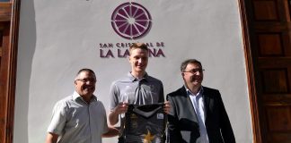 Así fue la presentación de Grigonis con el Canarias