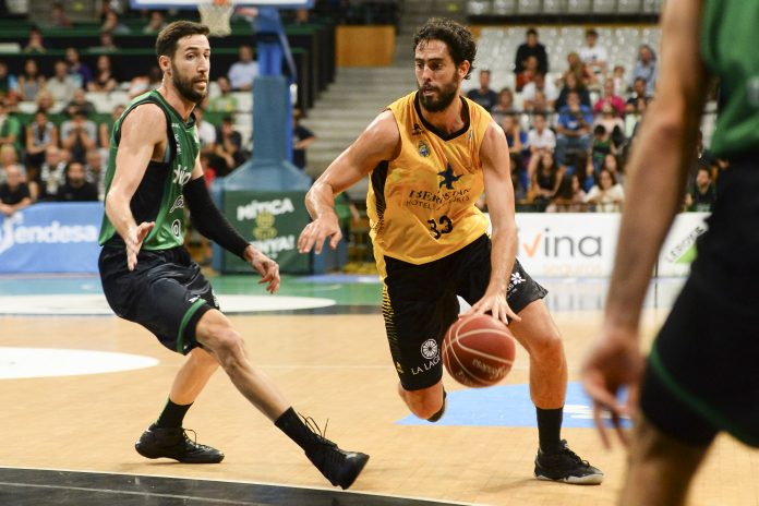 Beirán no estuvo acertado de cara al aro, pero ayudó mucho con sus rebotes