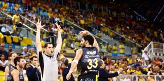 Javier Beirán es… ¡lo más! Javier Beirán estuvo inspiradísimo contra su ex equipo / ACB Photo. M. Henríquez