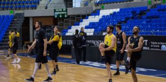 Primer entrenamiento sin internacionales