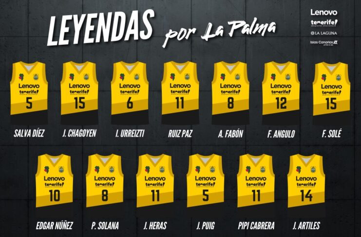 Díez, Chagoyen, Cabrera, Solé, Ruiz Paz, Artiles, Solana, Puig, Urreizti, Fabón, Angulo, Núñez, Heras, Costa… Leyendas solidarias aurinegras