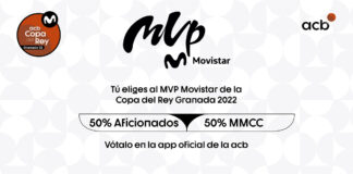 Aficionados y medios de comunicación acreditados elegirán al MVP Movistar de la Copa