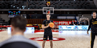 Abromaitis ya es el segundo máximo triplista de la historia del Canarias