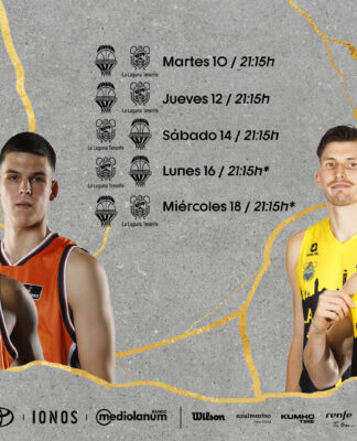 Valencia Basket y La Laguna Tenerife abren las semifinales del Playoff 2025