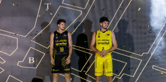 Aguere late en la camiseta de La Laguna Tenerife