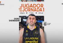 Shermadini deslumbra y es elegido Jugador de la Jornada 1 en la Liga Endesa